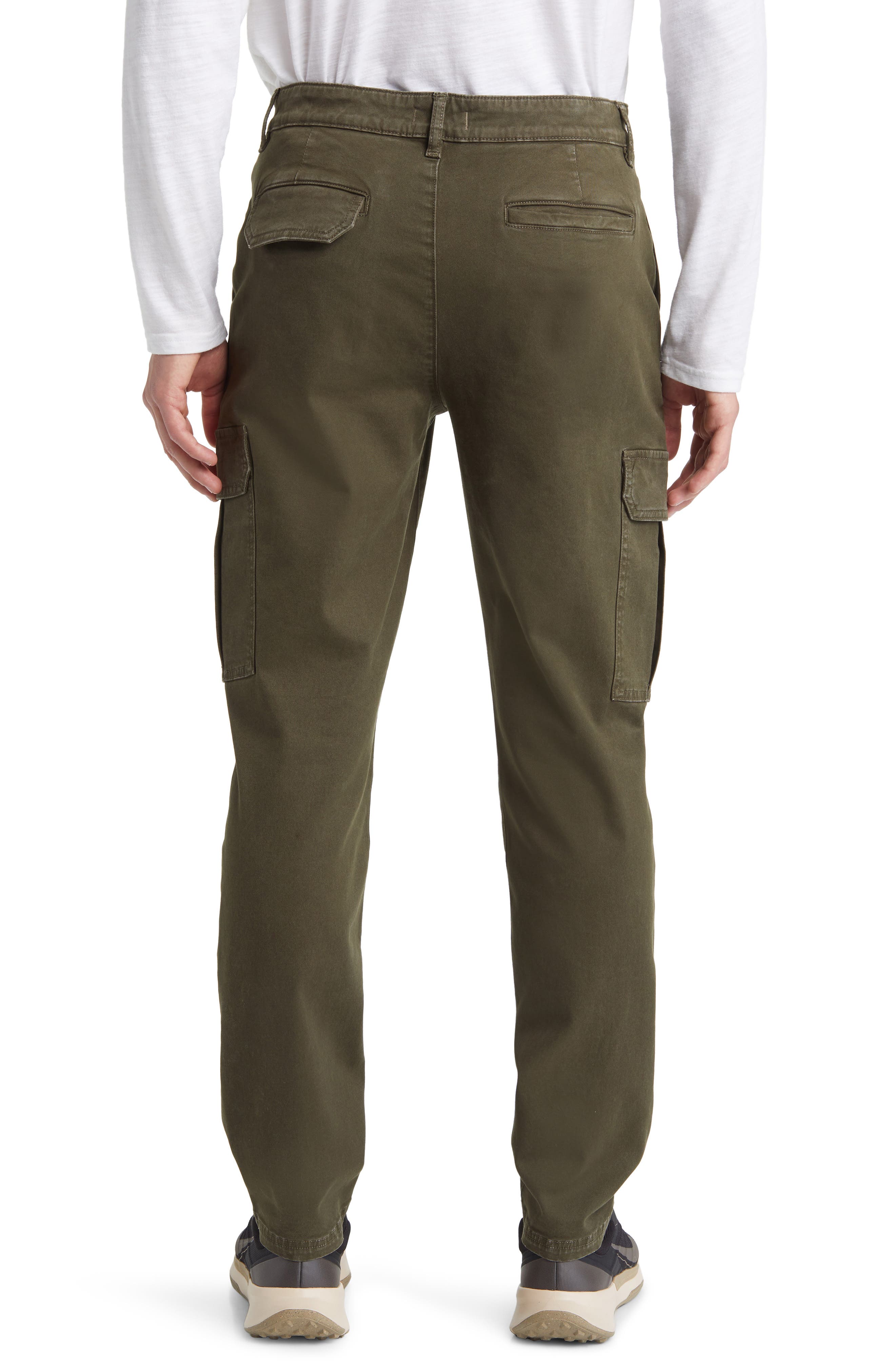 Micah Pleated Tapered Twill Cargo Pants - image 2