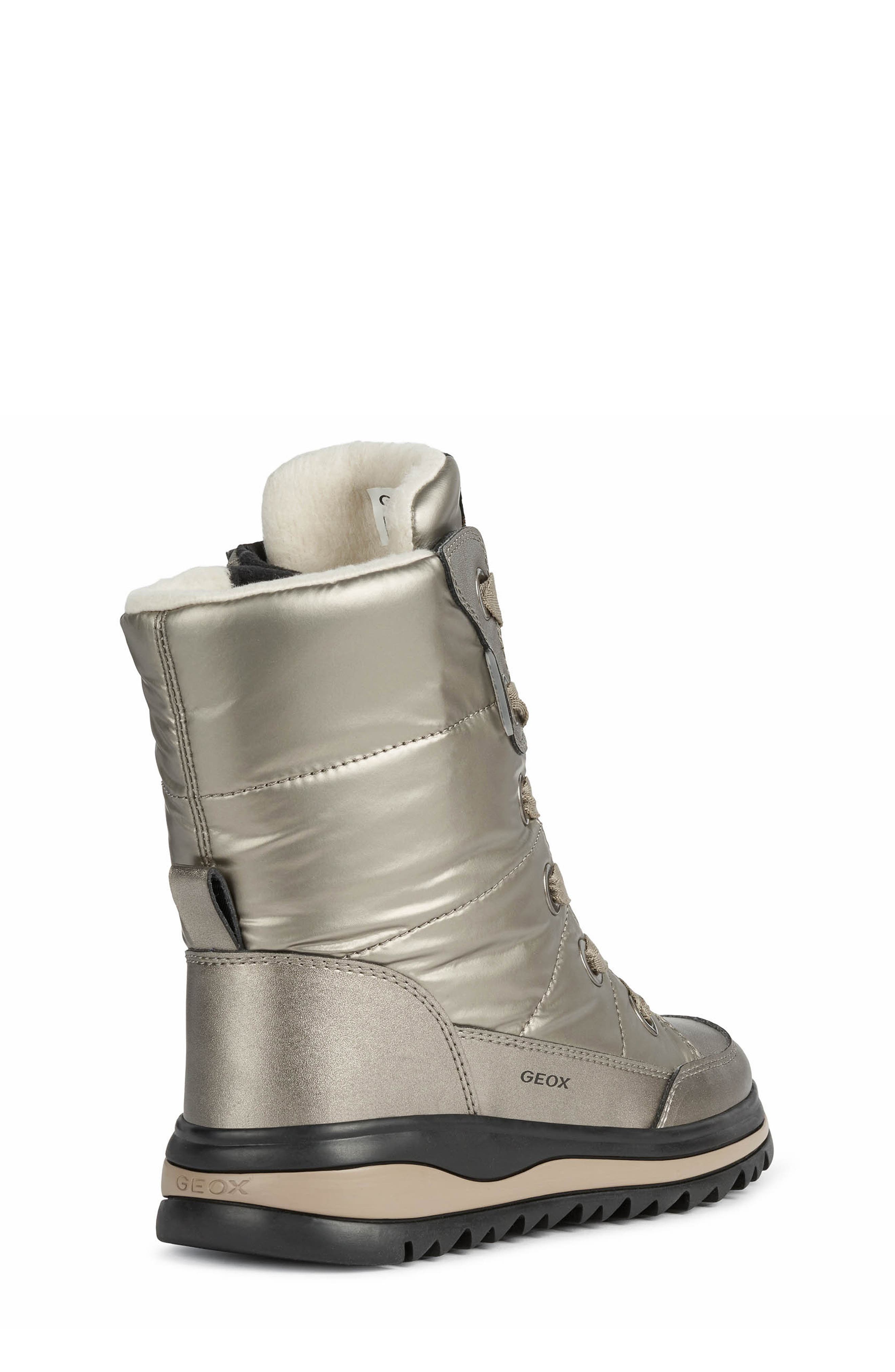 Geox Adelhide 2 ABX Waterproof Faux Fur Lined Boot, Alternate, color, 