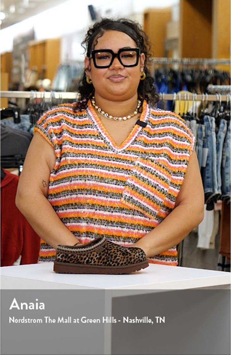 Tasman Caspian Genuine Calf Hair Slipper, sales video thumbnail