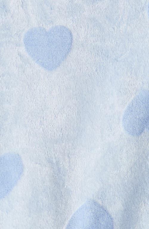 Nordstrom Kids' Embossed Fleece Sweatshirt & Sweatpants Set In Blue