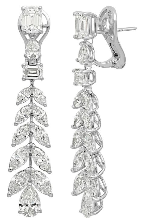 Collector's Statement Diamond Drop Earrings
