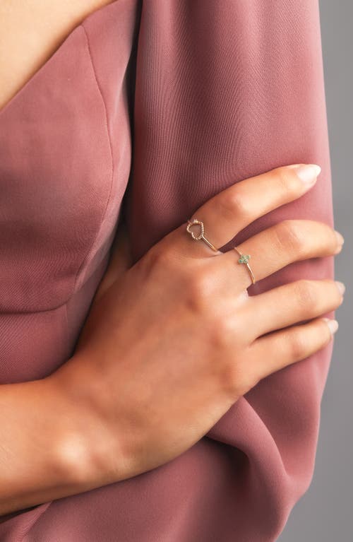 BONY LEVY BONY LEVY PETITE FLOWER DIAMOND RING