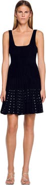 SANDRO Short rhinestone dress