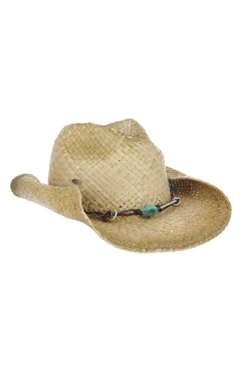 Scala Lamone Raffia Hat, Alternate, color,