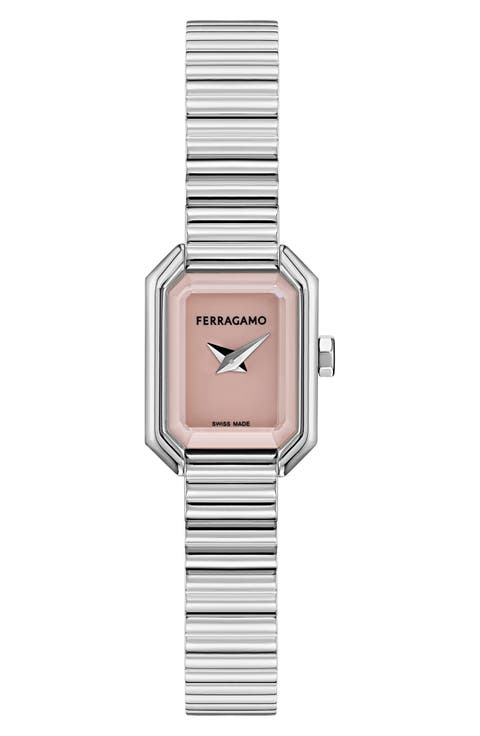 Crystal Petite Bracelet Watch, 15mm x 20mm