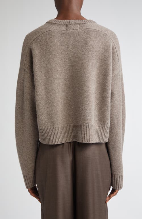 Loulou De Saison Bruzzi Oversize Wool & Cashmere Sweater In Brown