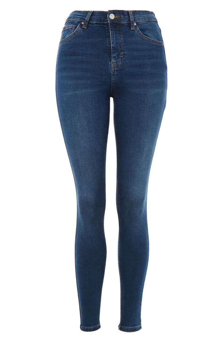 Topshop Jamie High Rise Ankle Skinny Jeans, Alternate, color,