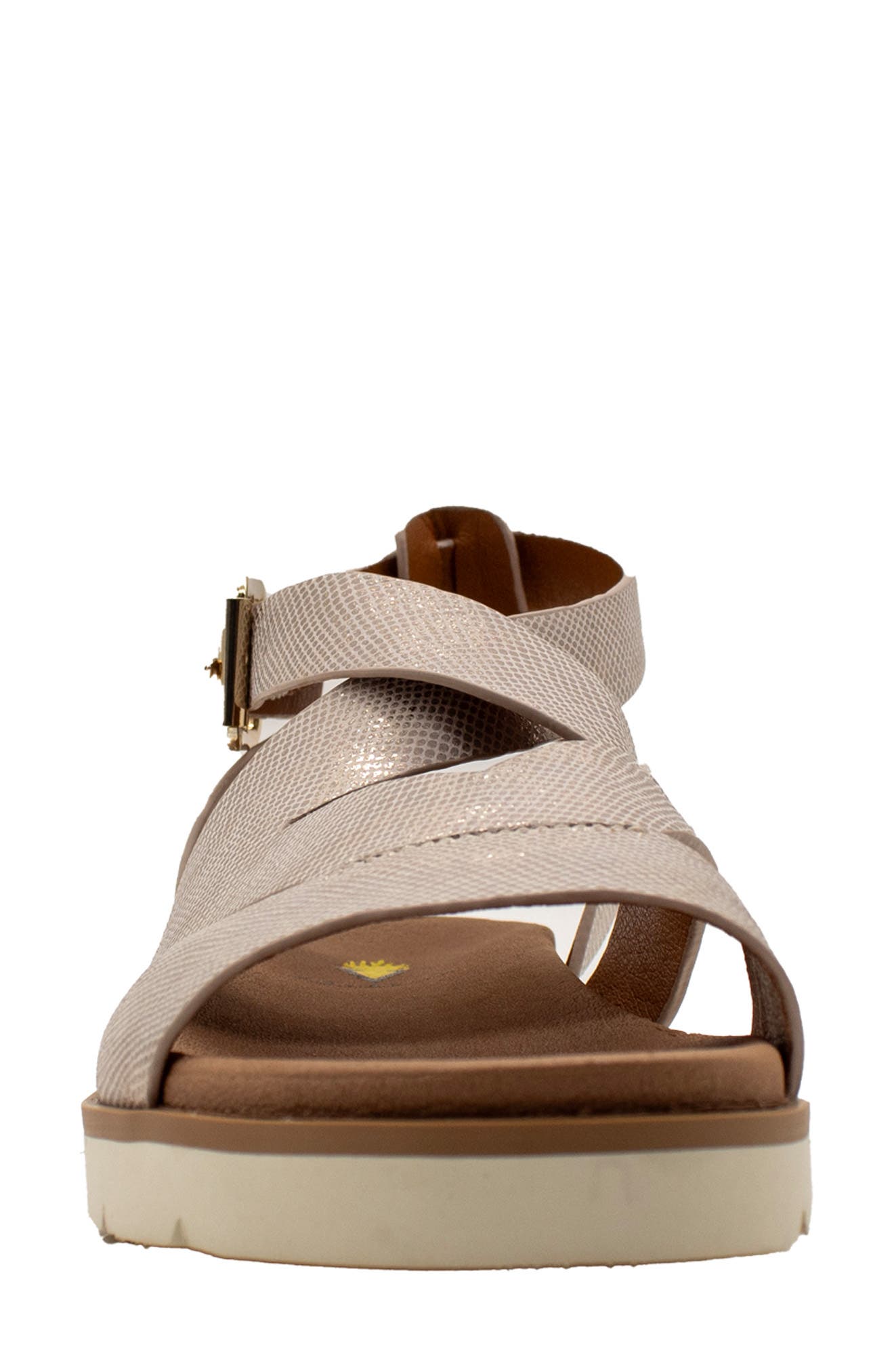 Volatile S'mores Ankle Strap Sandal, Alternate, color, 