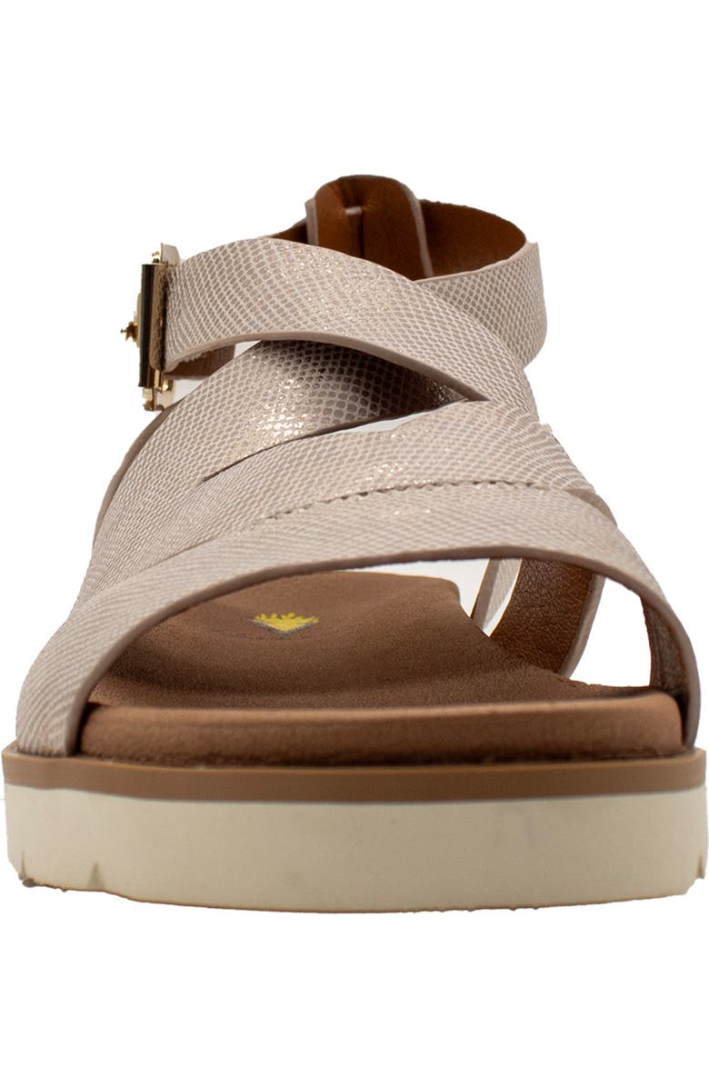 Volatile S'mores Ankle Strap Sandal, Alternate, color,