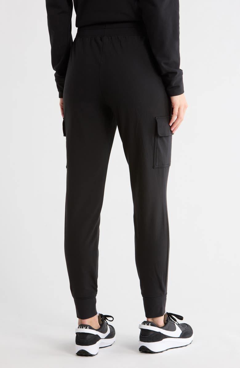 YOGALICIOUS PolarLux Cascade Tapered Joggers, Alternate, color, Black