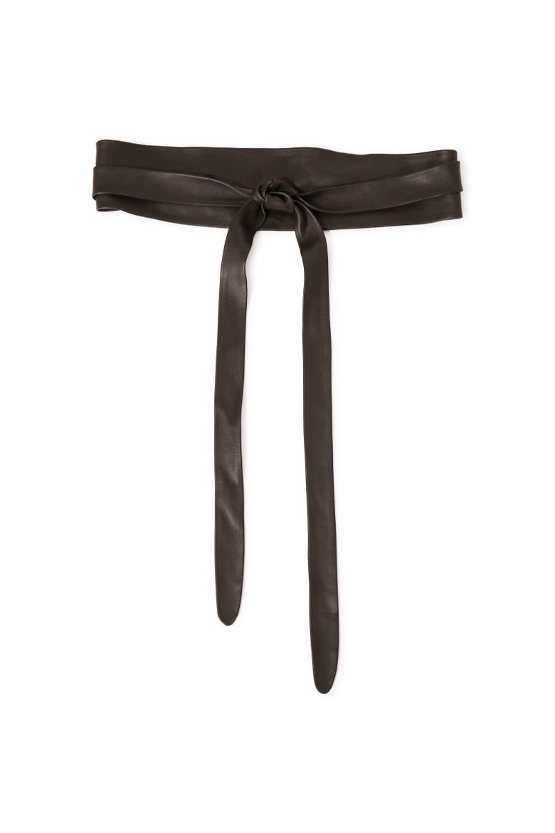 Odyssey Soft Wrap Leather Belt, Alternate, color, Dark Brown
