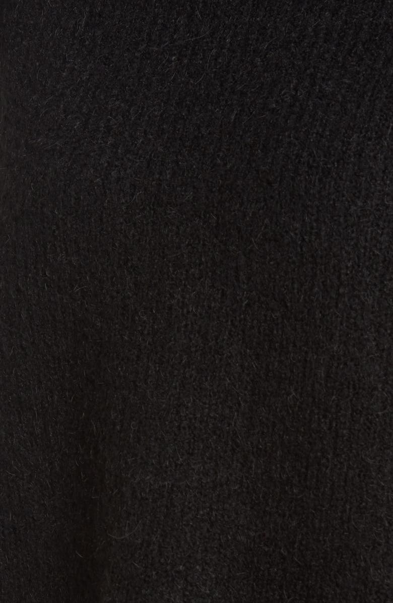 Topshop Mock Neck Crop Sweater, Alternate, color,