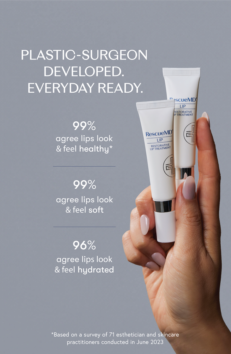RescueMD Restorative Lip Treatment, Alternate, color, White