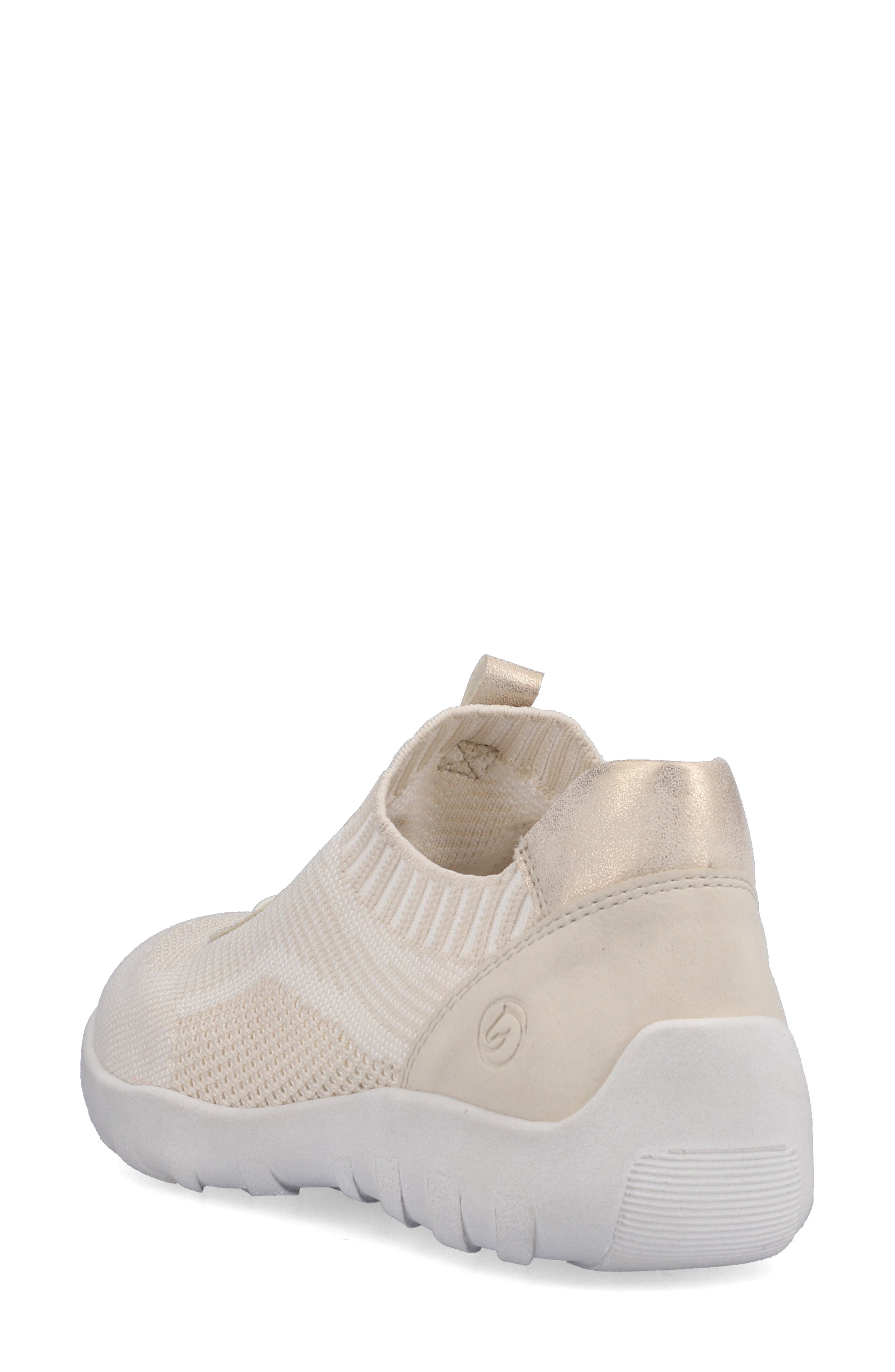 REMONTE Liv 18 Knit Sneaker, Alternate, color, Vanilla-Weiss/ Crema/ Muschel