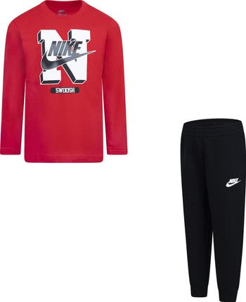 Kids' Sportswear Retro Fader T-Shirt & Joggers Set