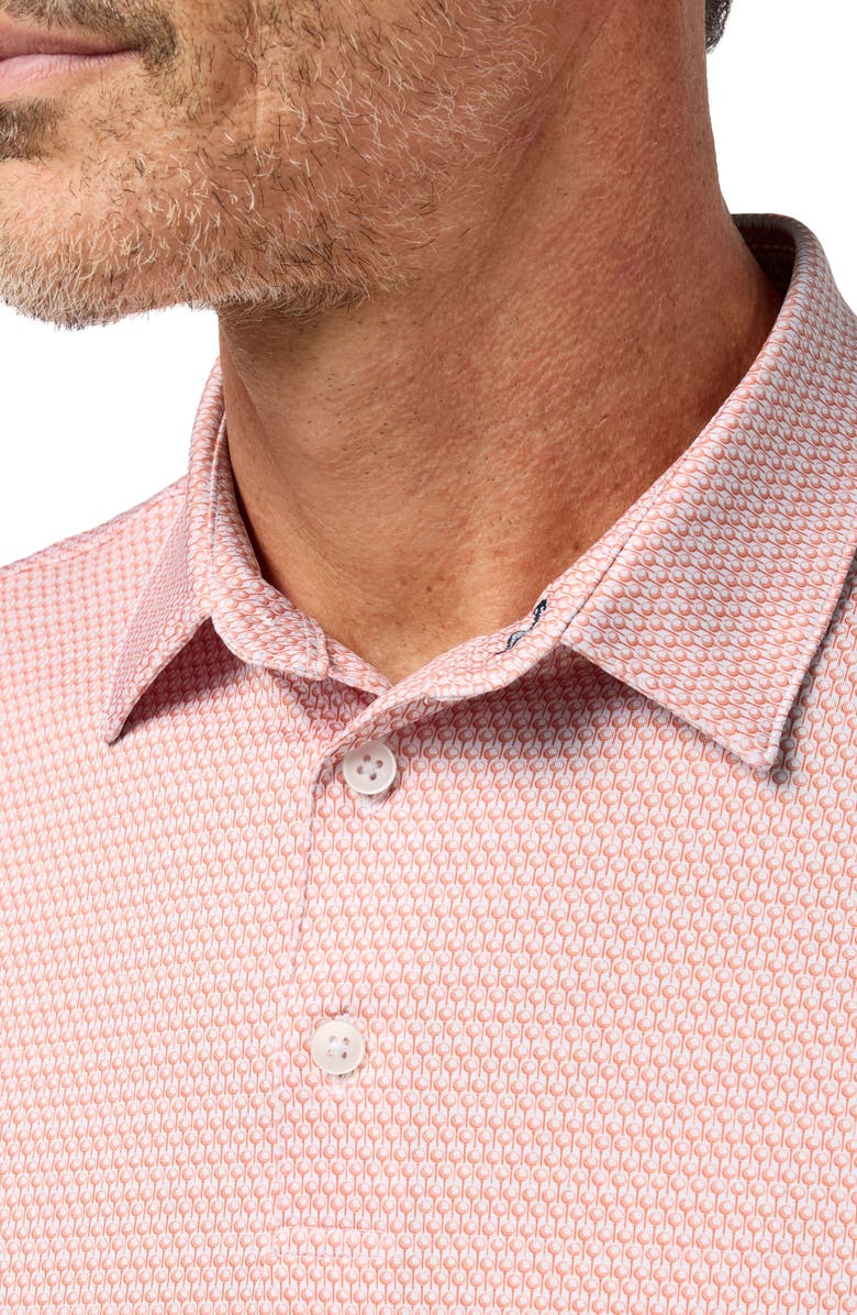 Mizzen+Main Versa Trim Fit Performance Golf Polo, Alternate, color, Burnt Orange Tee Off