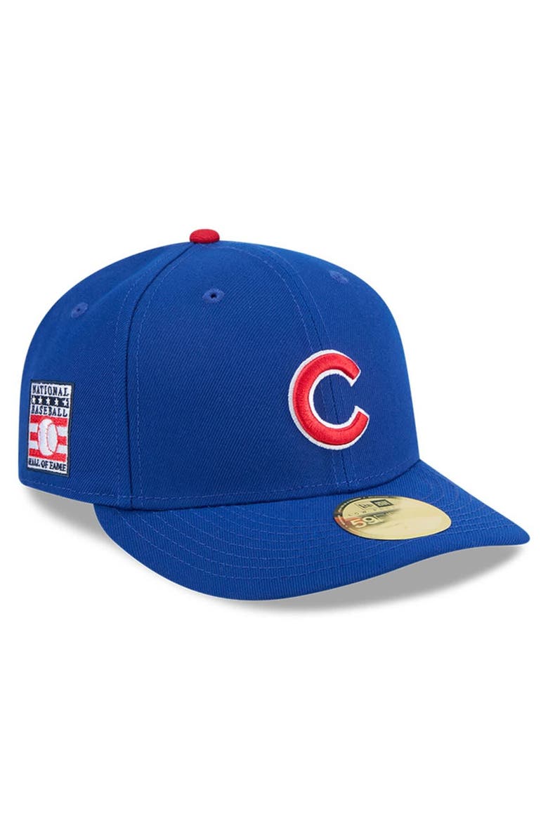 New Era Men's New Era Royal Chicago Cubs Baseball Hall of Fame 59FIFTY Low Profile Fitted Hat, Main, color, Royal