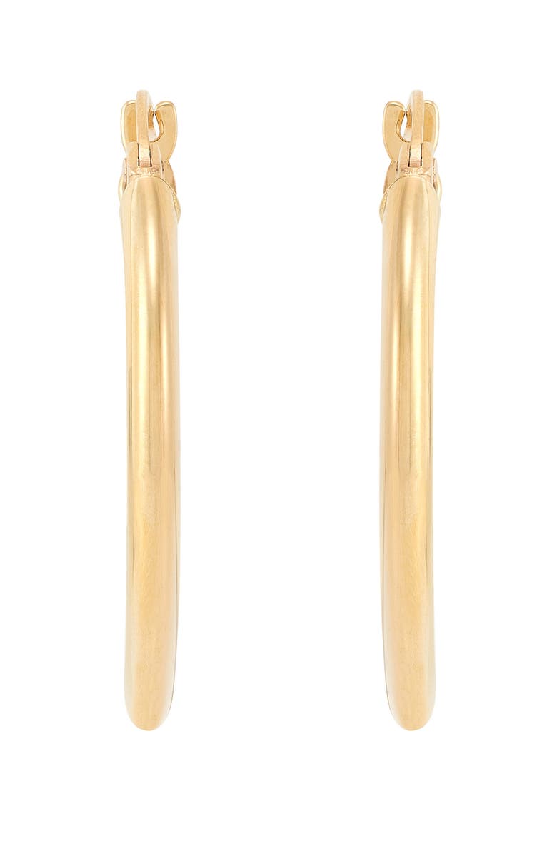 Frankie & Zoe Tubular Hoop Earrings, Alternate, color, Yellow Gold