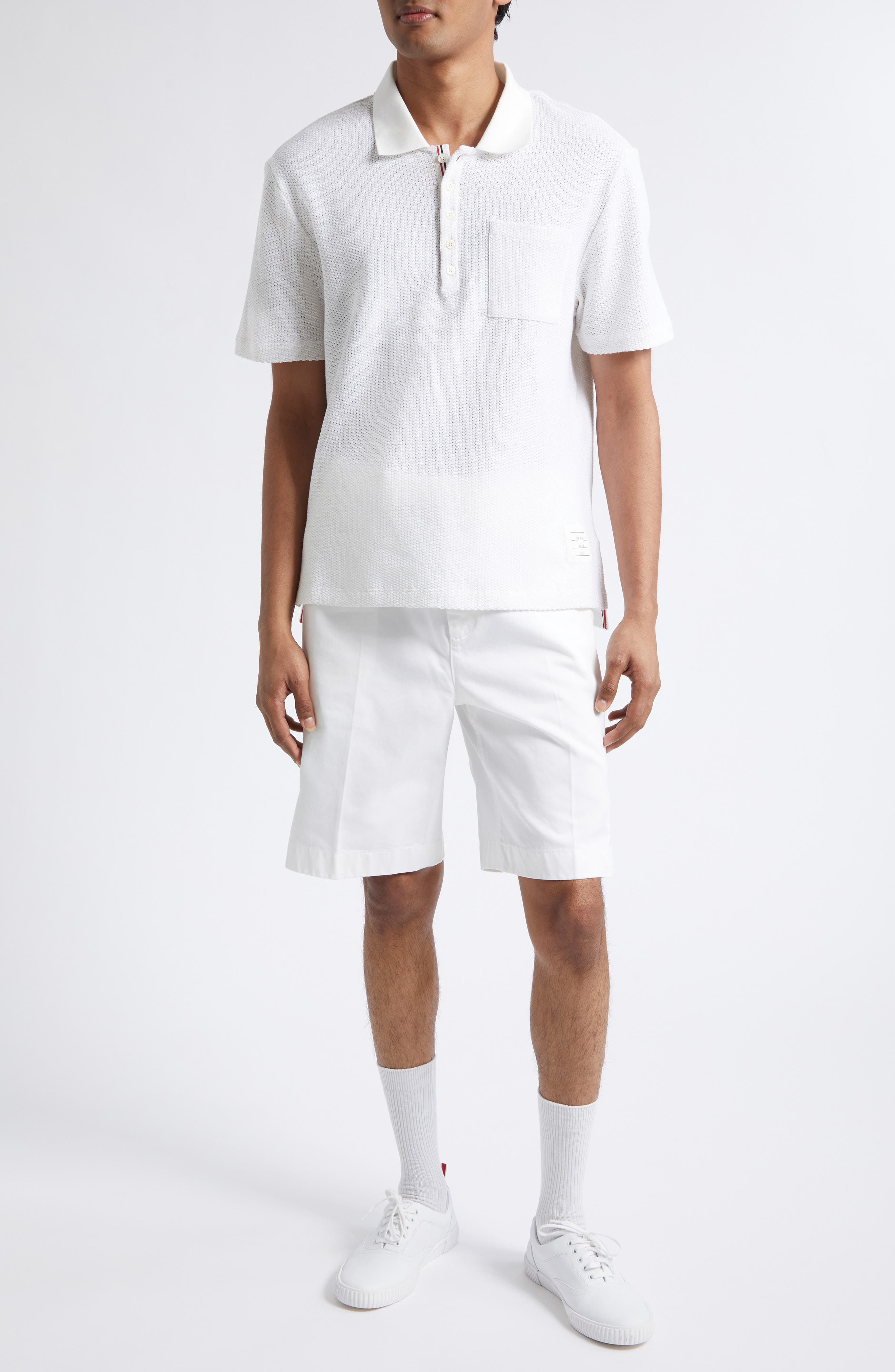 Relaxed Fit Cotton & Linen Polo - image 2