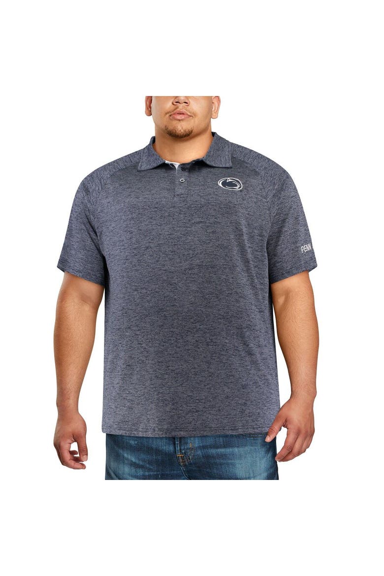 Men's Colosseum Navy Penn State Nittany Lions Big & Tall Down Swing Polo, Alternate, color, Navy