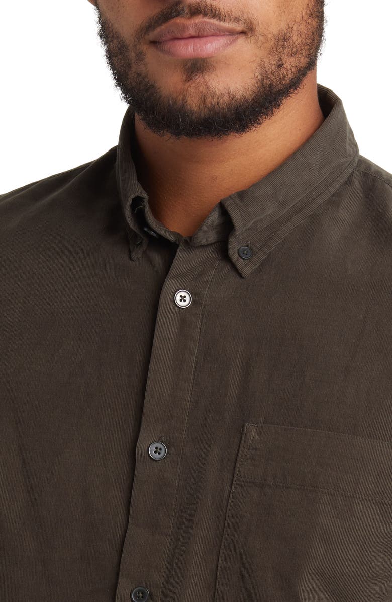 NN07 Arne 5082 Solid Button-Down Shirt, Alternate, color, 