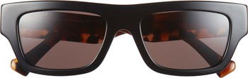 55mm Rectangular Sunglasses