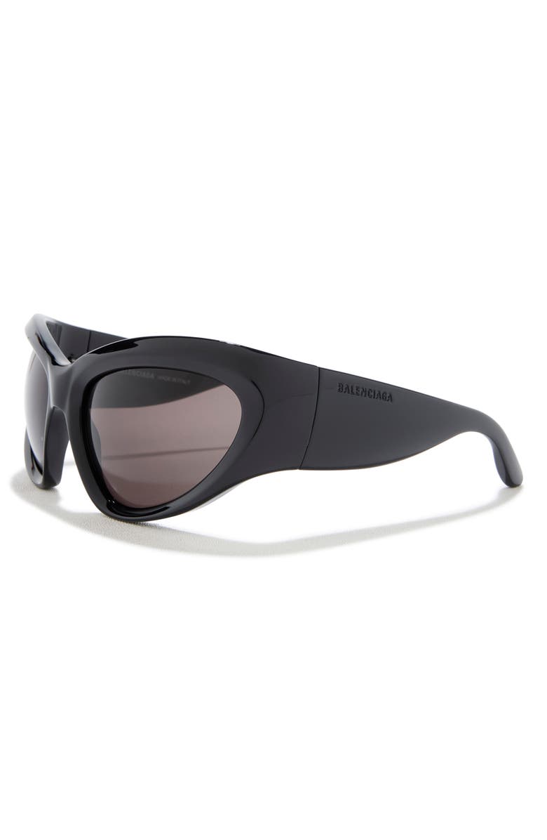 Balenciaga 64mm Shield Sunglasses, Alternate, color,
