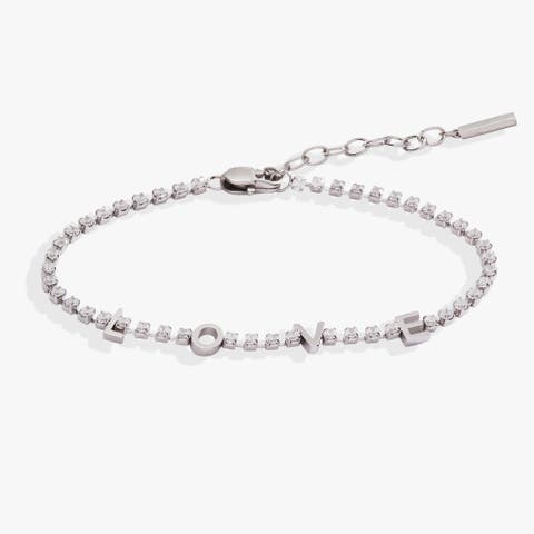 Love Tennis Bracelet