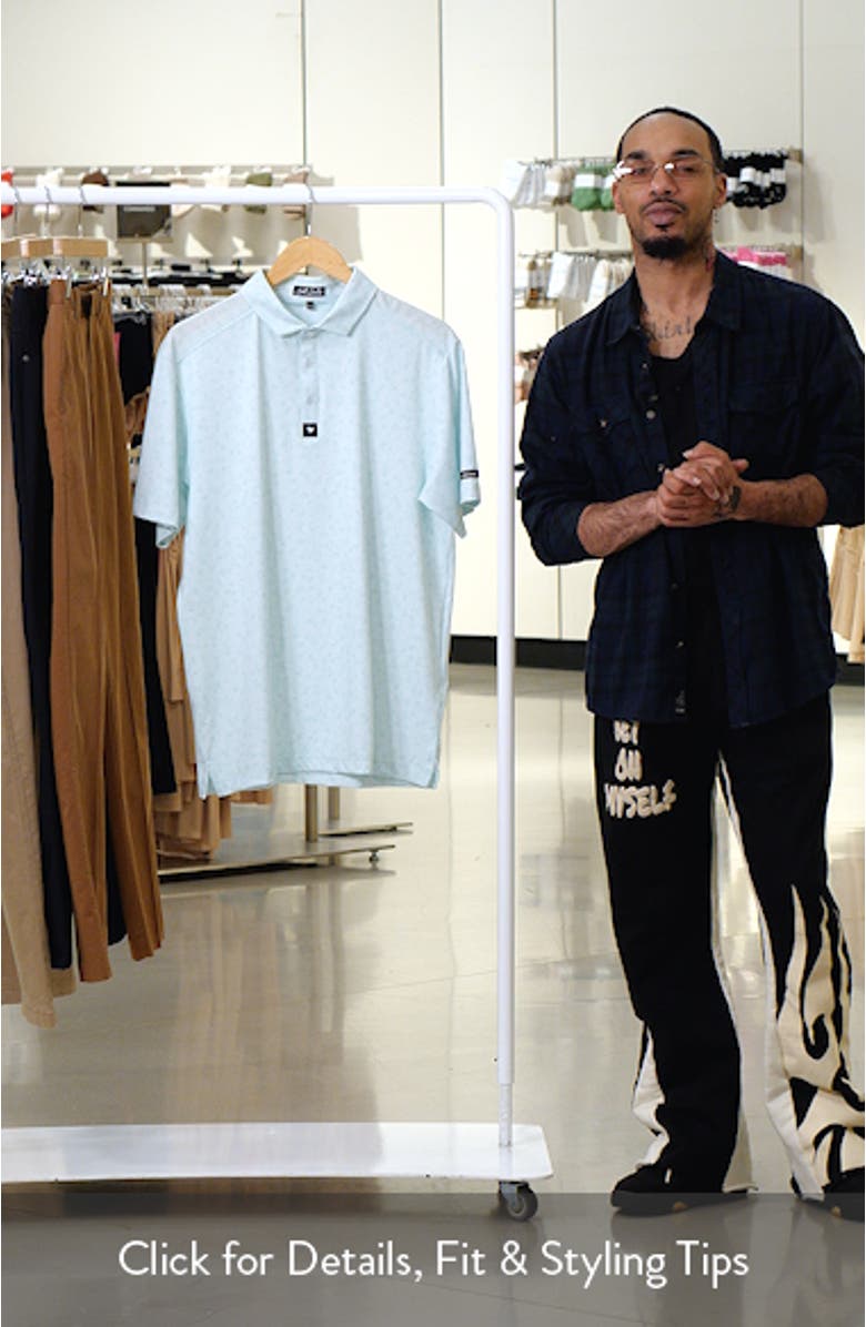 The First Cut Floral Performance Golf Polo, sales video thumbnail