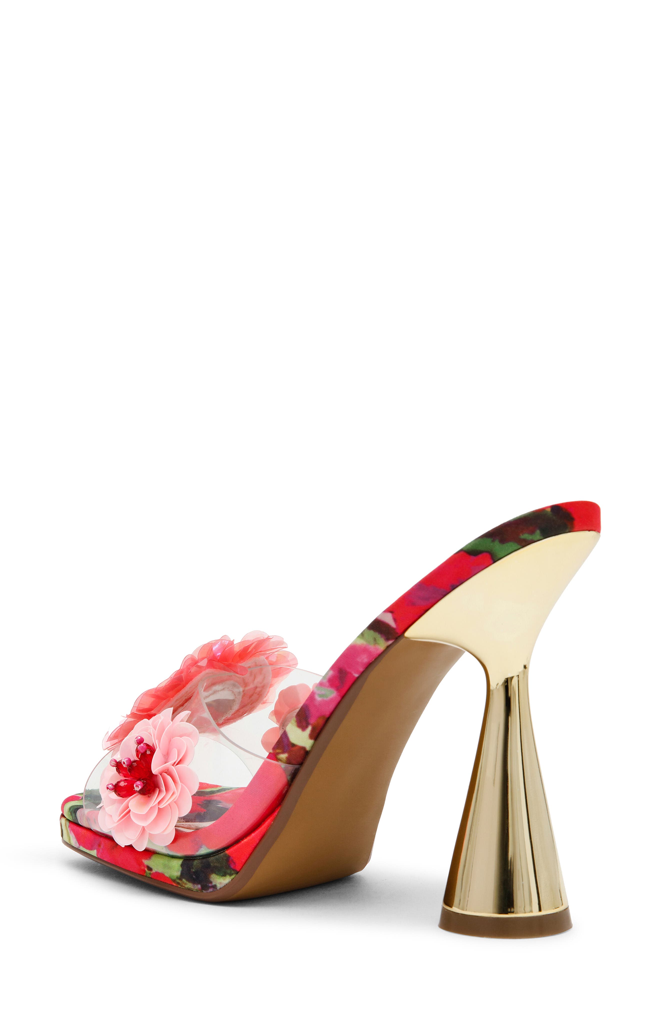 Betsey Johnson Blondee Sandal, Alternate, color, Red/ Green Floral