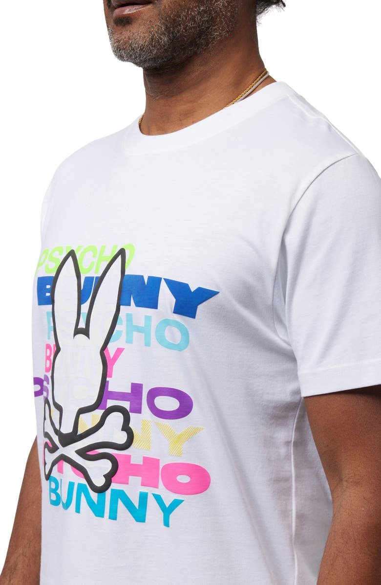 Psycho Bunny Tyrian Graphic Tee, Alternate, color, 