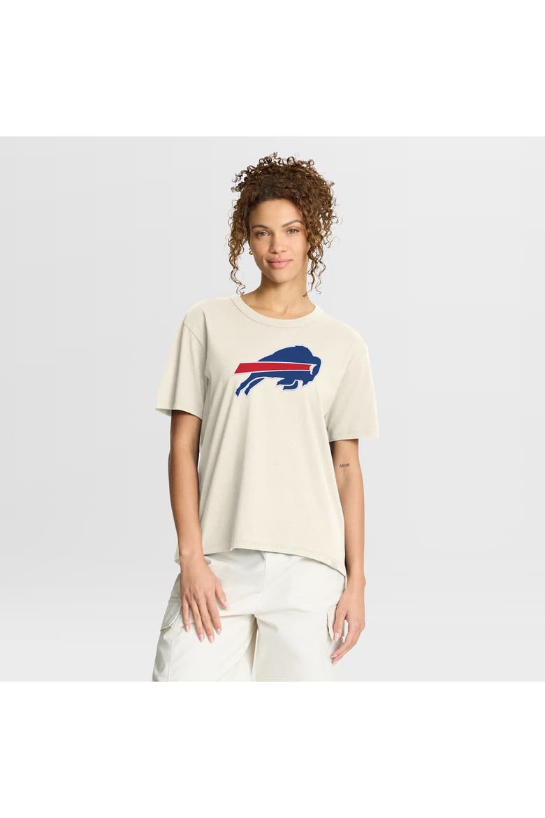 Women's Fanatics Cream Buffalo Bills Dove Legacy T-Shirt, Main, color, Cream