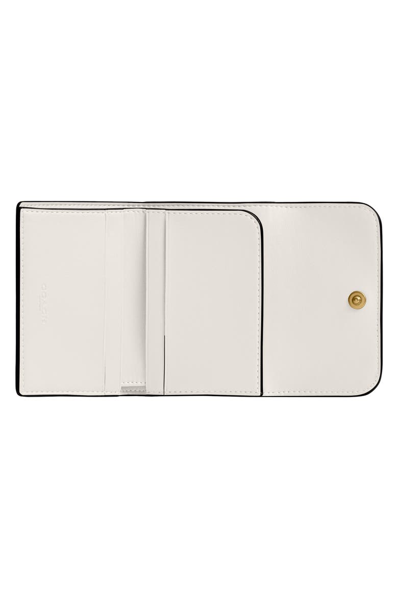 Essential Refined Calf Leather Wallet, Alternate, color, CHALK