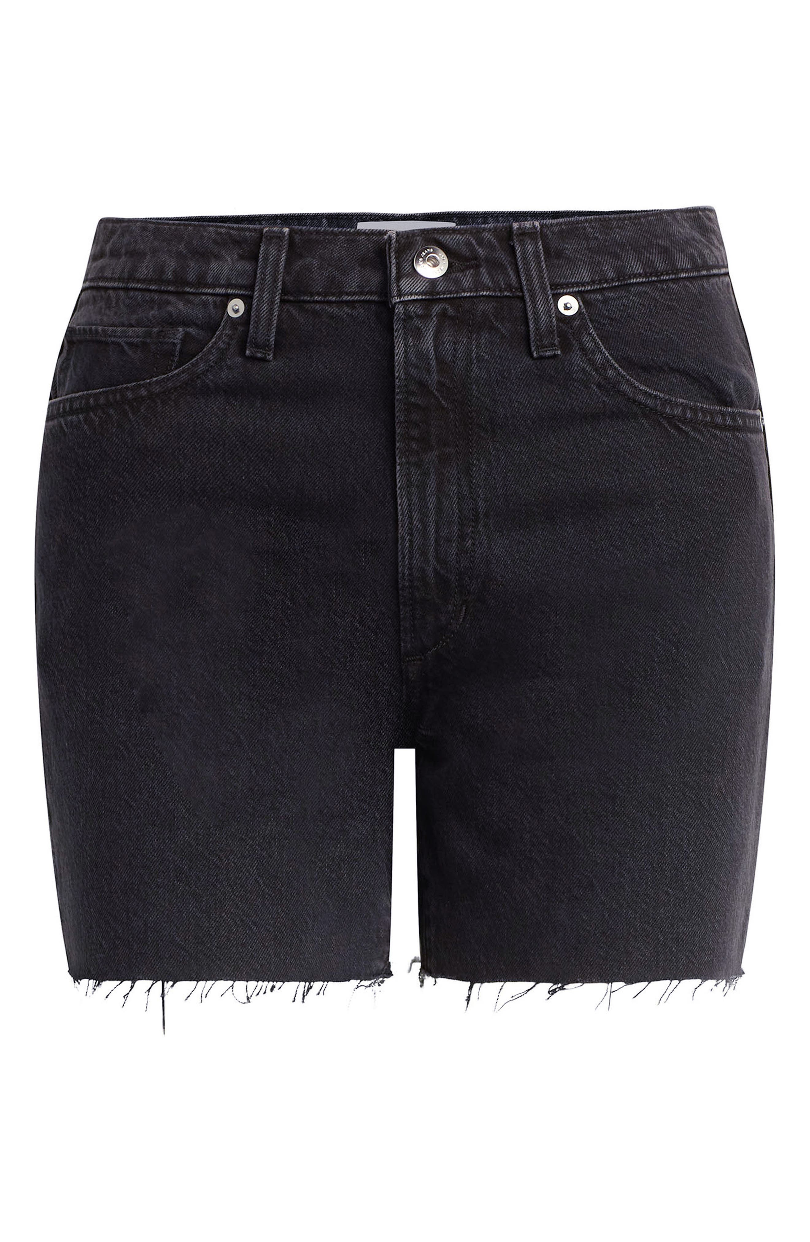 Joe's The Dylan Denim Cutoff Shorts In Black