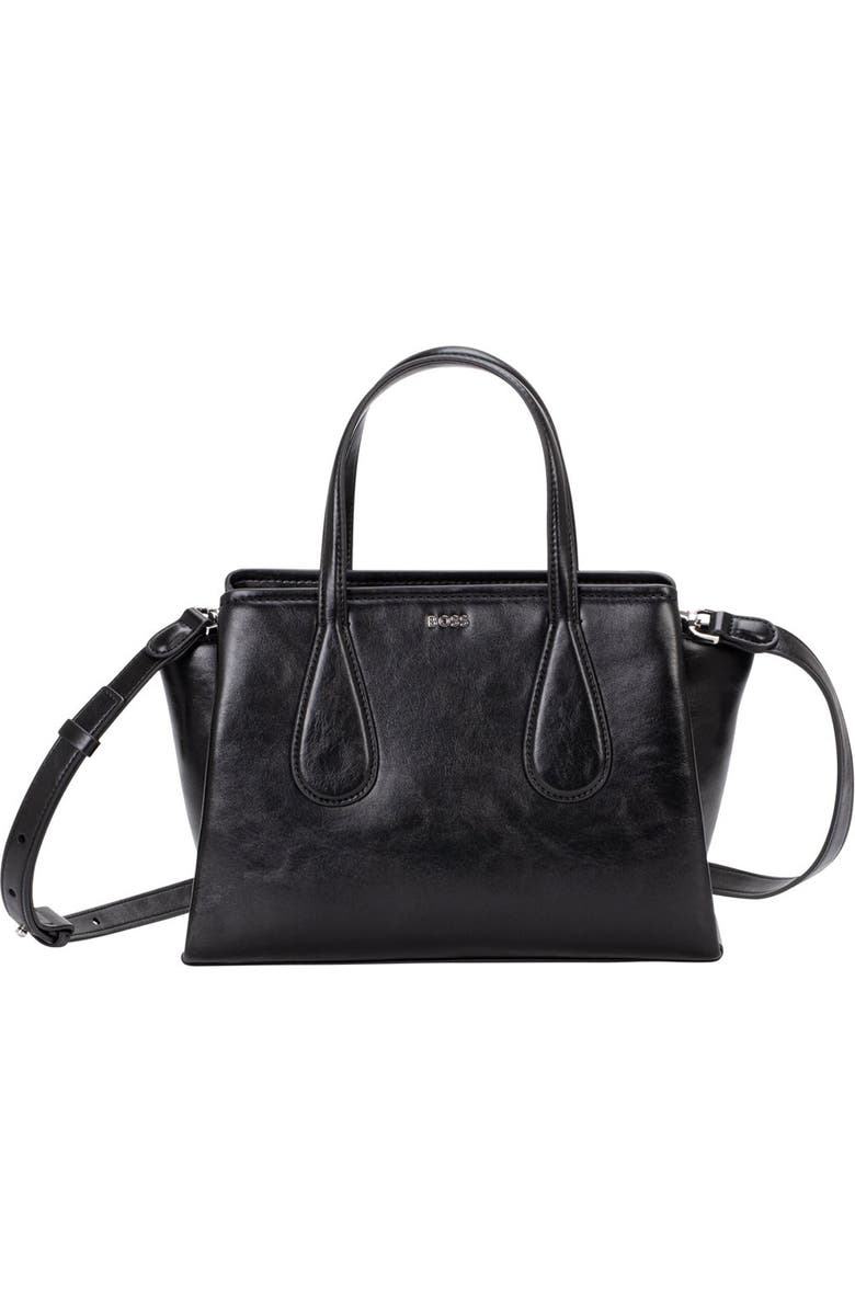 BOSS Small Liriel Faux Leather Tote, Main, color,