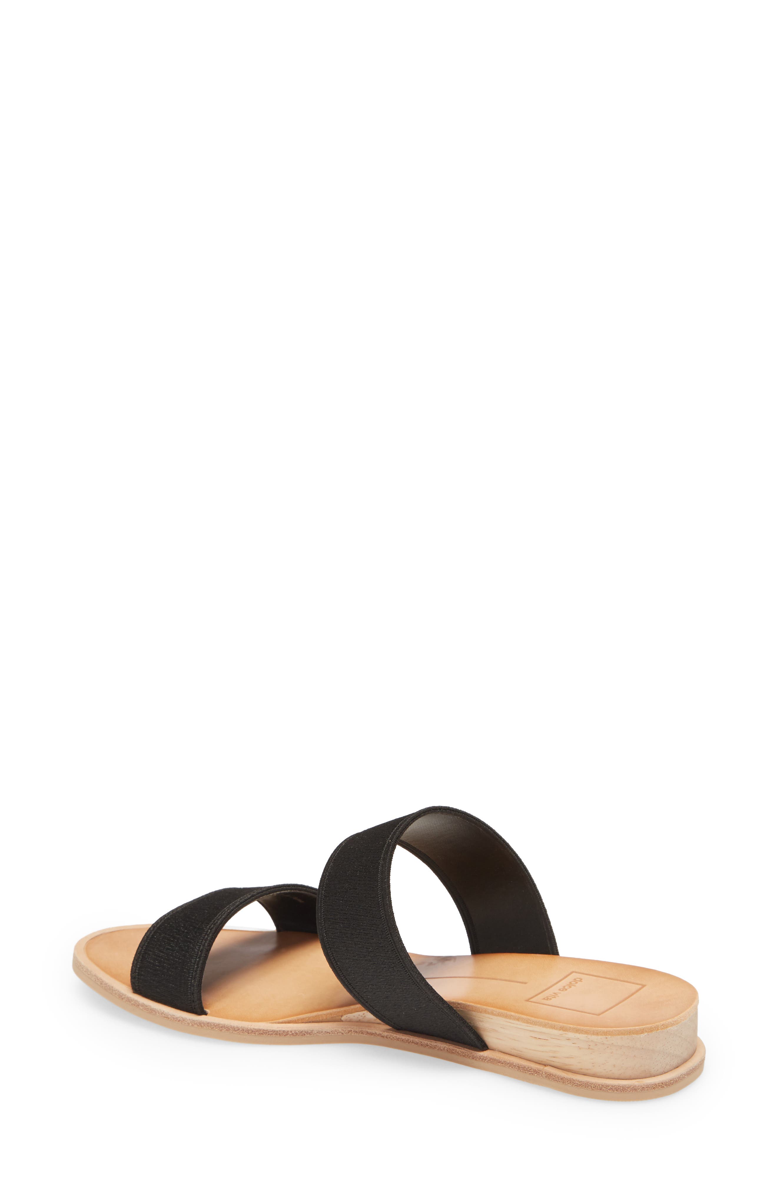 Payce Slide Sandal, Alternate, color, BLACK ELASTIC