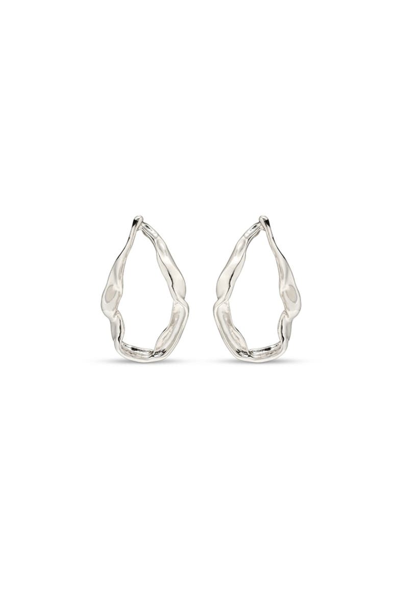 UNODE50 Maxi Link Earrings, Main, color, Silver
