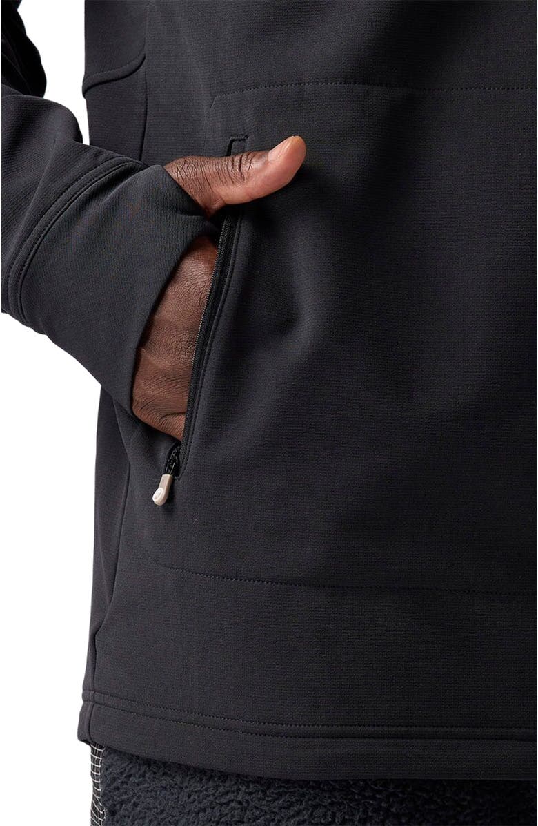 Backcountry Destination Softshell Fleece Hoodie - Men
s, Alternate, color, Black