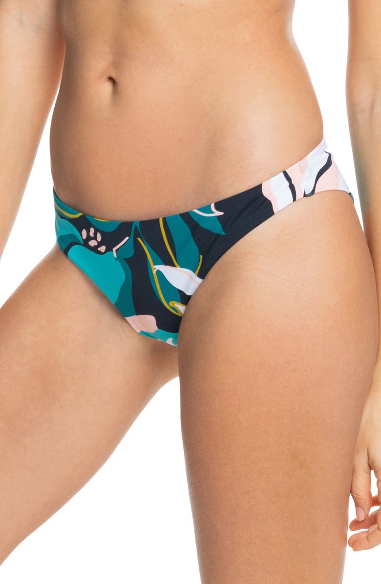 Roxy Beach Classics Cheeky Bikini Bottoms, Alternate, color, 