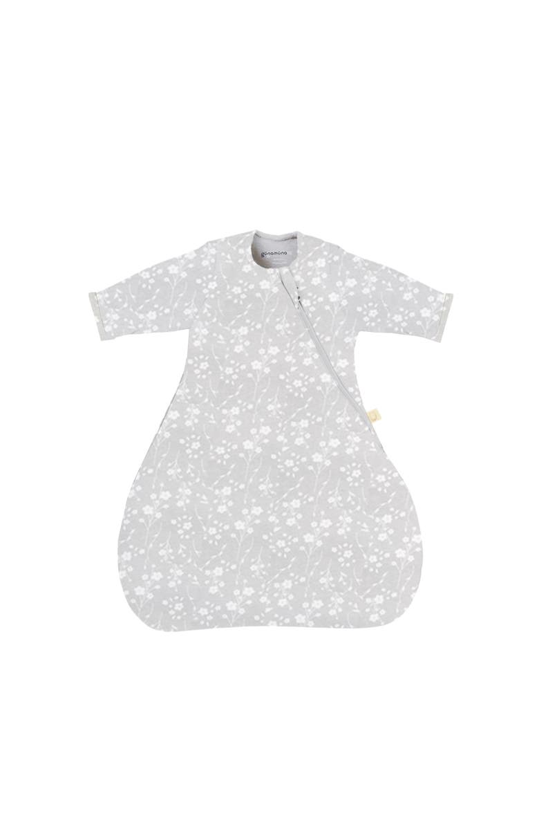 gunamuna Long Sleeve Transitional Swaddle Sleep Bag, 0.5 TOG - Baby, Main, color, Magnolia