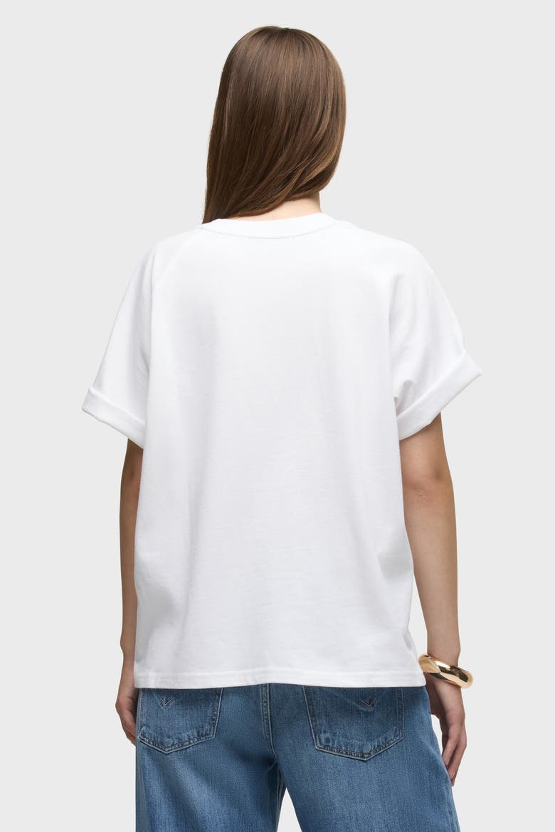 Oversized Raglan Tee, Alternate, color, WHITE