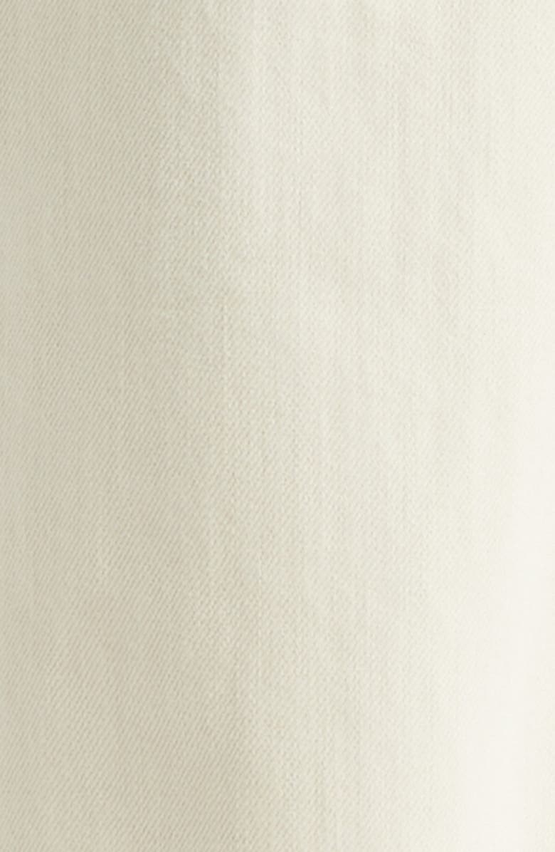 Veronica Beard Taylor High Waist Colorblock Wide Leg Jeans, Alternate, color, Ecru Stone Khaki