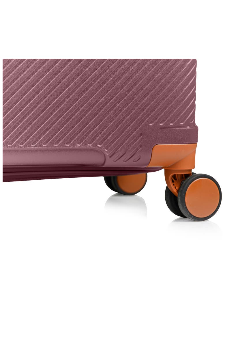 Aura 3-Piece Hardside Luggage Set, Alternate, color, BURGUNDY