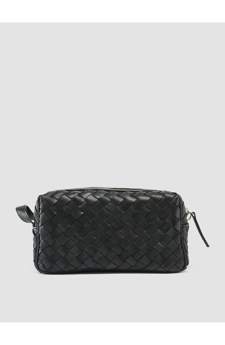 Officine Creative Armor 014 Woven Crossbody Bag, Main, color, Black
