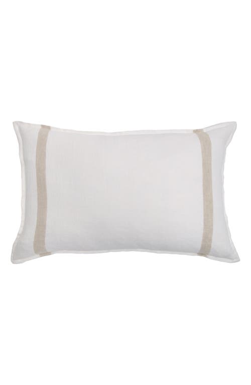 Pom Pom At Home Rory Linen Sham In White