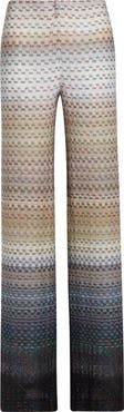 Missoni Wavy Stripe Raschel Knit Palazzo Pants
