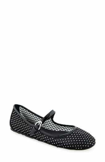 Peggy Mary Jane Mesh Flat