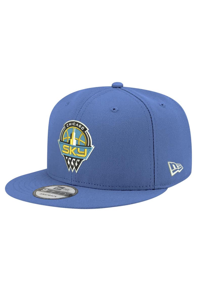 Unisex New Era Sky Blue Chicago Sky Logo 9FIFTY Snapback Hat, Main, color, Light Blue