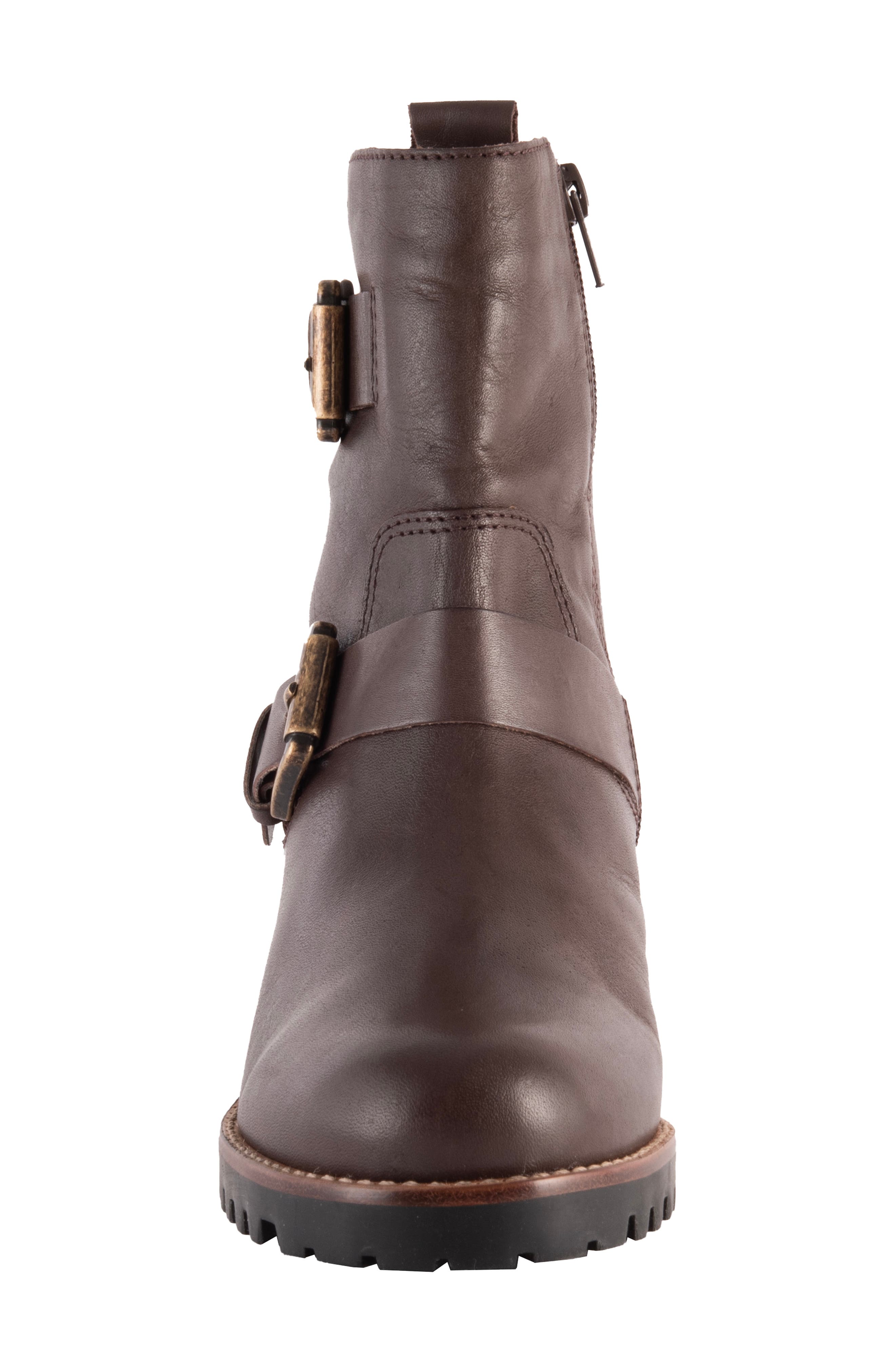 Palmar Double Strap Waterproof Boot, Alternate, color, BROWN