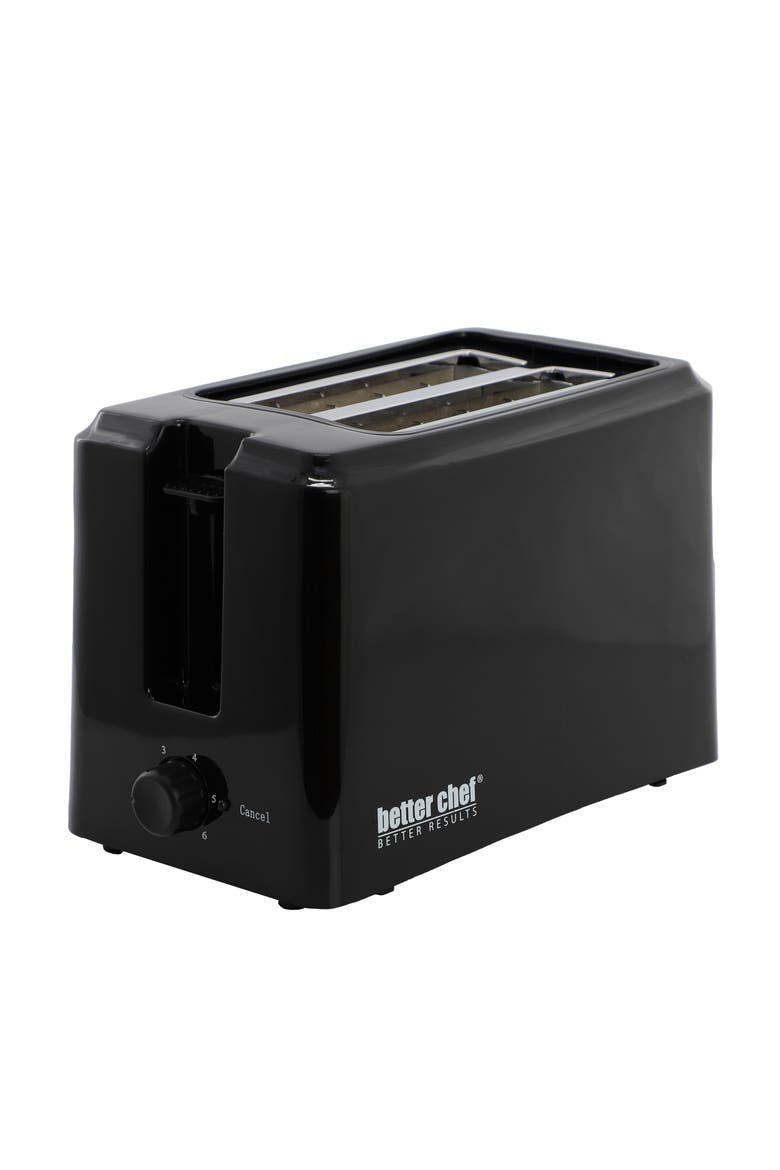 2 Slice Cool Touch Toaster w/ 6 Browning Levels, Main, color, Black